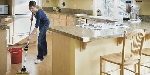 czyszczenie na mokro jako profilaktyka infekcji pasożytniczych